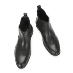 Top View of Black Daniele Chelsea Boot – Cushioned Insole & Slip-On Design