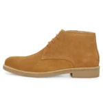 Outer profile of Stefano Camel Suede Chukka Boot with honey TPR sole