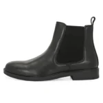 Outer Side of Black Daniele Chelsea Boot – Classic Chelsea Silhouette
