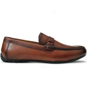 Devogue Paris Tan moccasion refrence image
