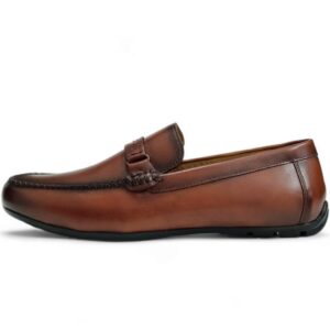 Devogue Paris Tan moccasion refrence image