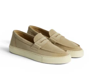 Devogue Paris Suede Loafer Sneakers Refrence image