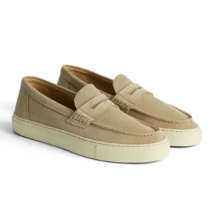 Devogue Paris Suede Loafer Sneakers Refrence image
