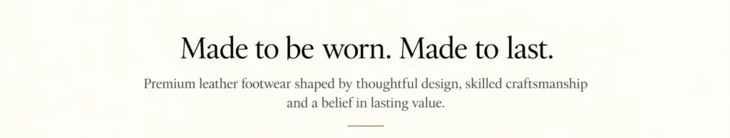 made to worn